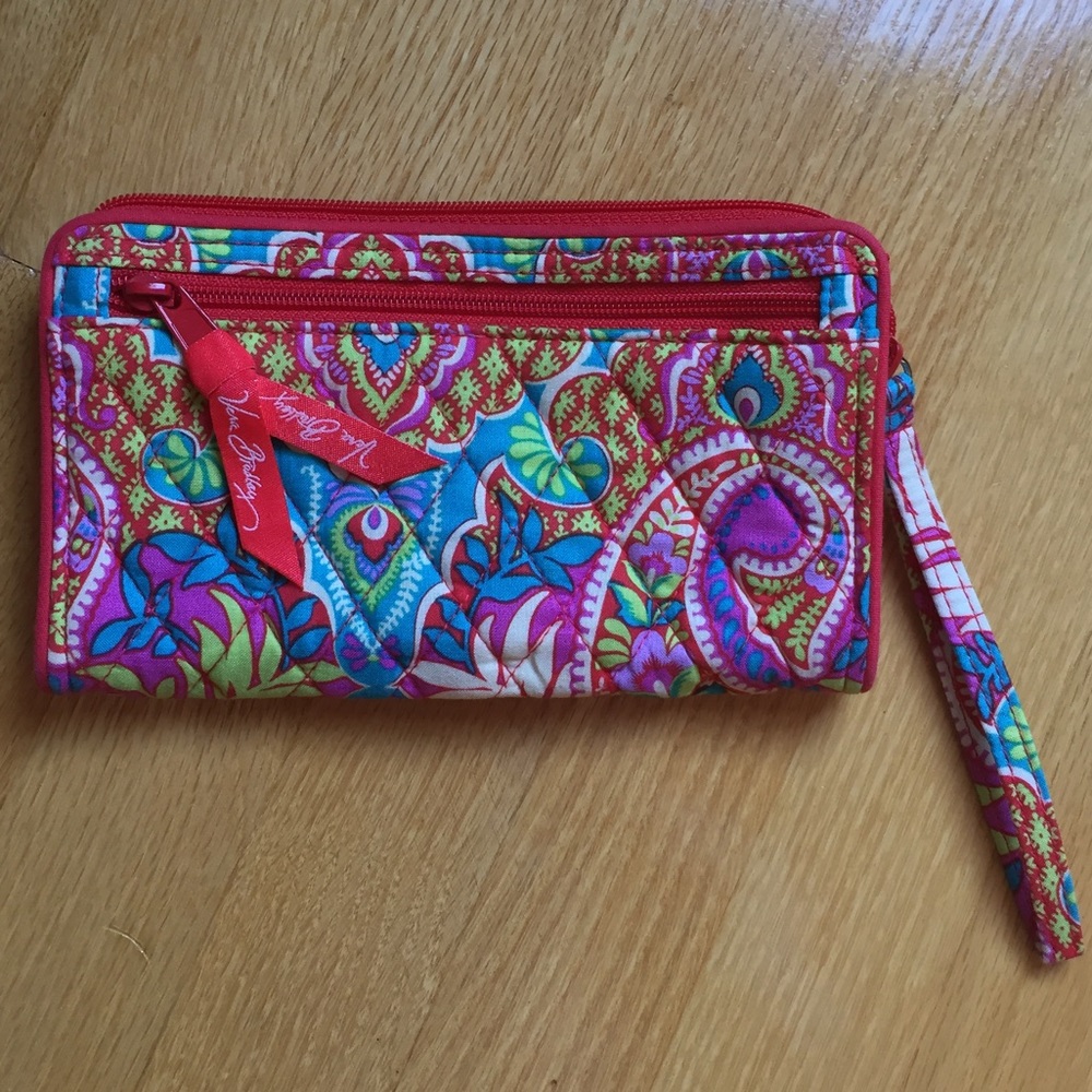 Vera Bradley Wallet/Wristlet - Paisley in Paradise